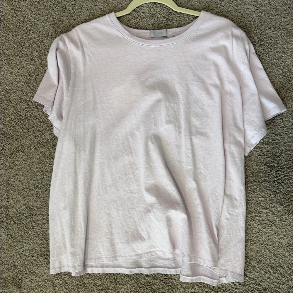NUUDS Short Sleeve Everyday T-Shirt in Lilac